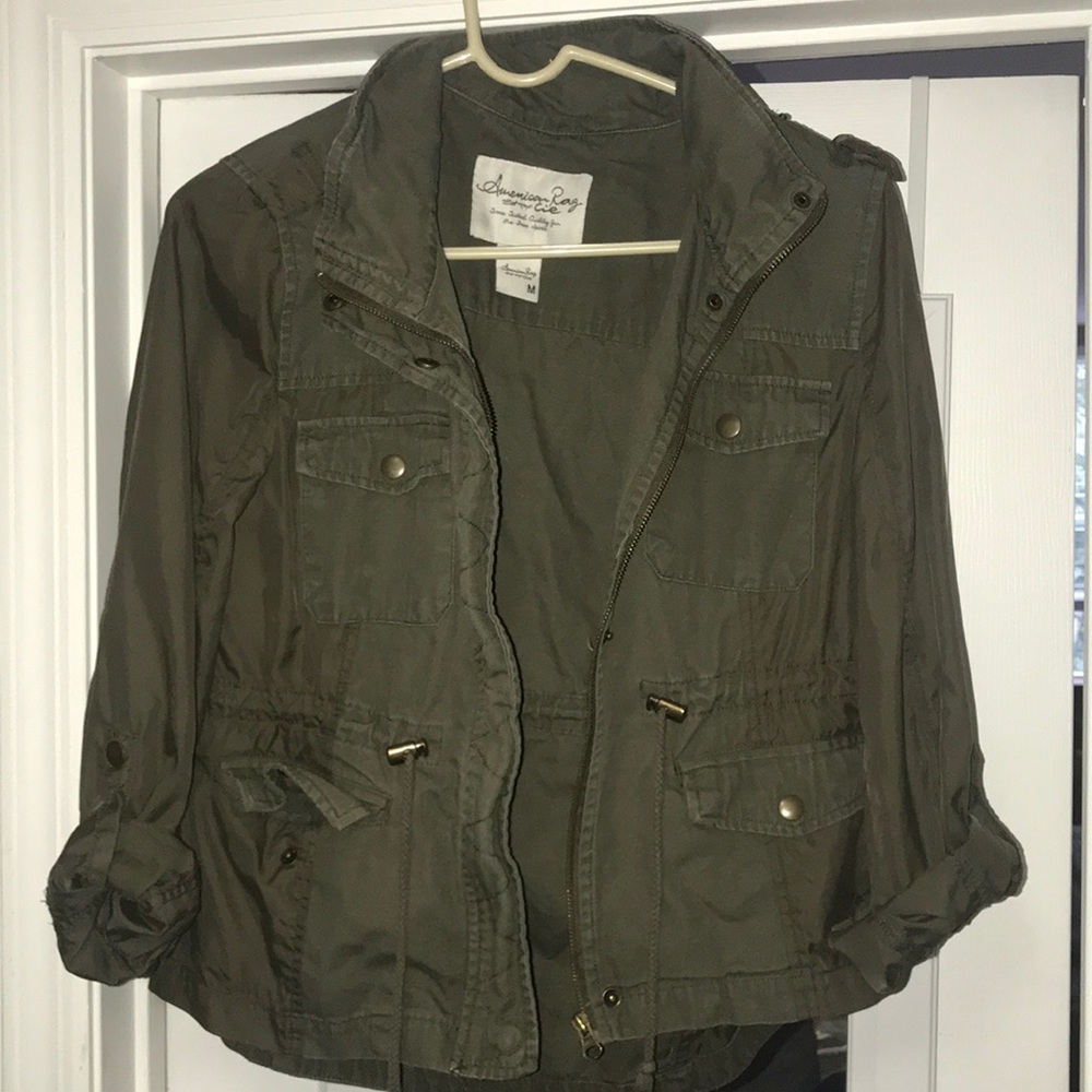 Army green jacket